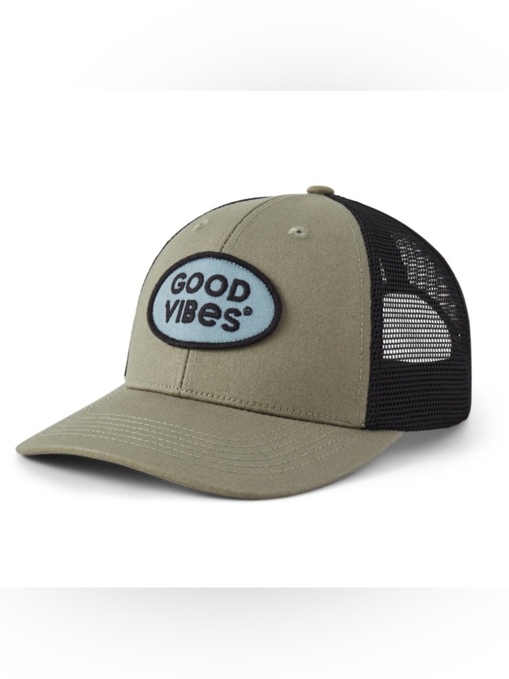 Life Is Good Adult Good Vibes Patch Trucker NEW W TAGS